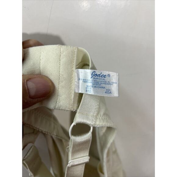 Jodee Surgical Mastectomy Bra 40A Style 812 Cream Color - Picture 5 of 6